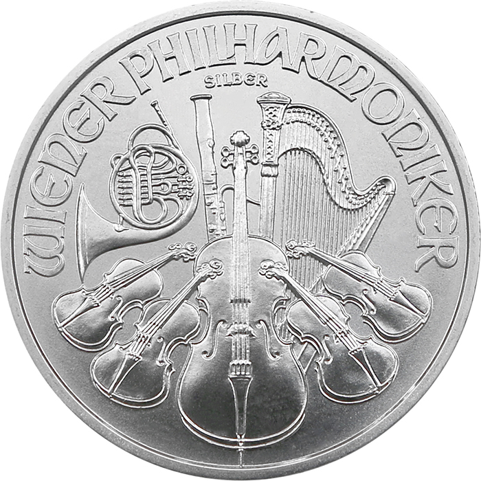 Stříbrná investiční mince Wiener Philharmoniker 1 Oz