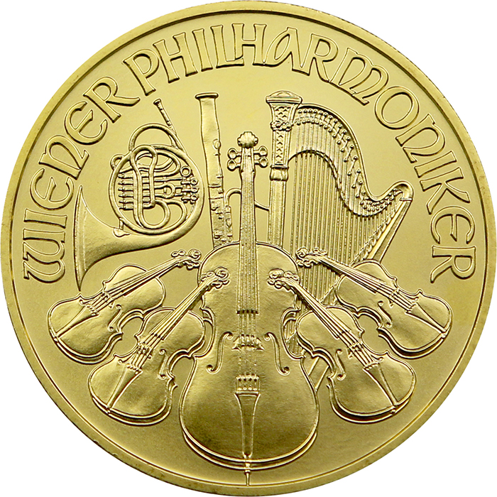 Zlatá investiční mince Wiener Philharmoniker 1 Oz  