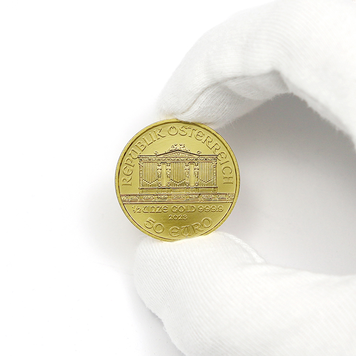 Zlatá investiční mince Wiener Philharmoniker 1/2 Oz 