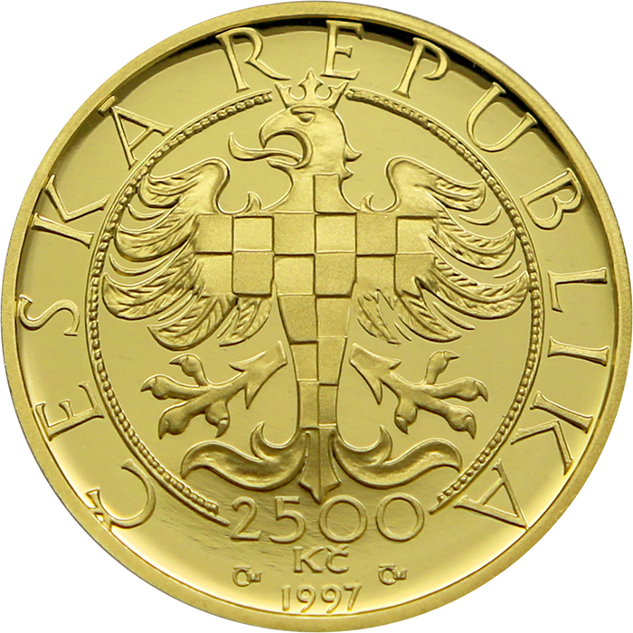 Zlaté mince Sada Koruna Česká 1997 Proof 