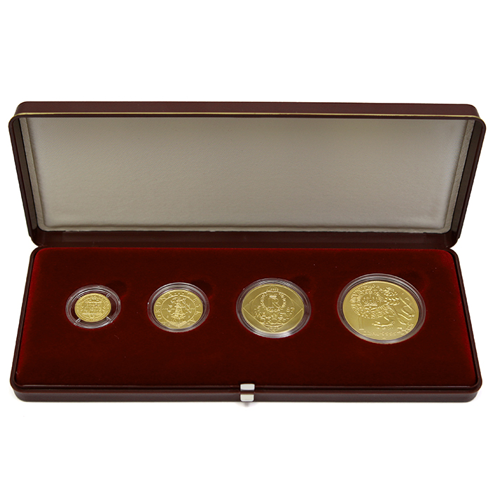 Přední strana Zlaté mince Sada Koruna Česká 1996 Standard