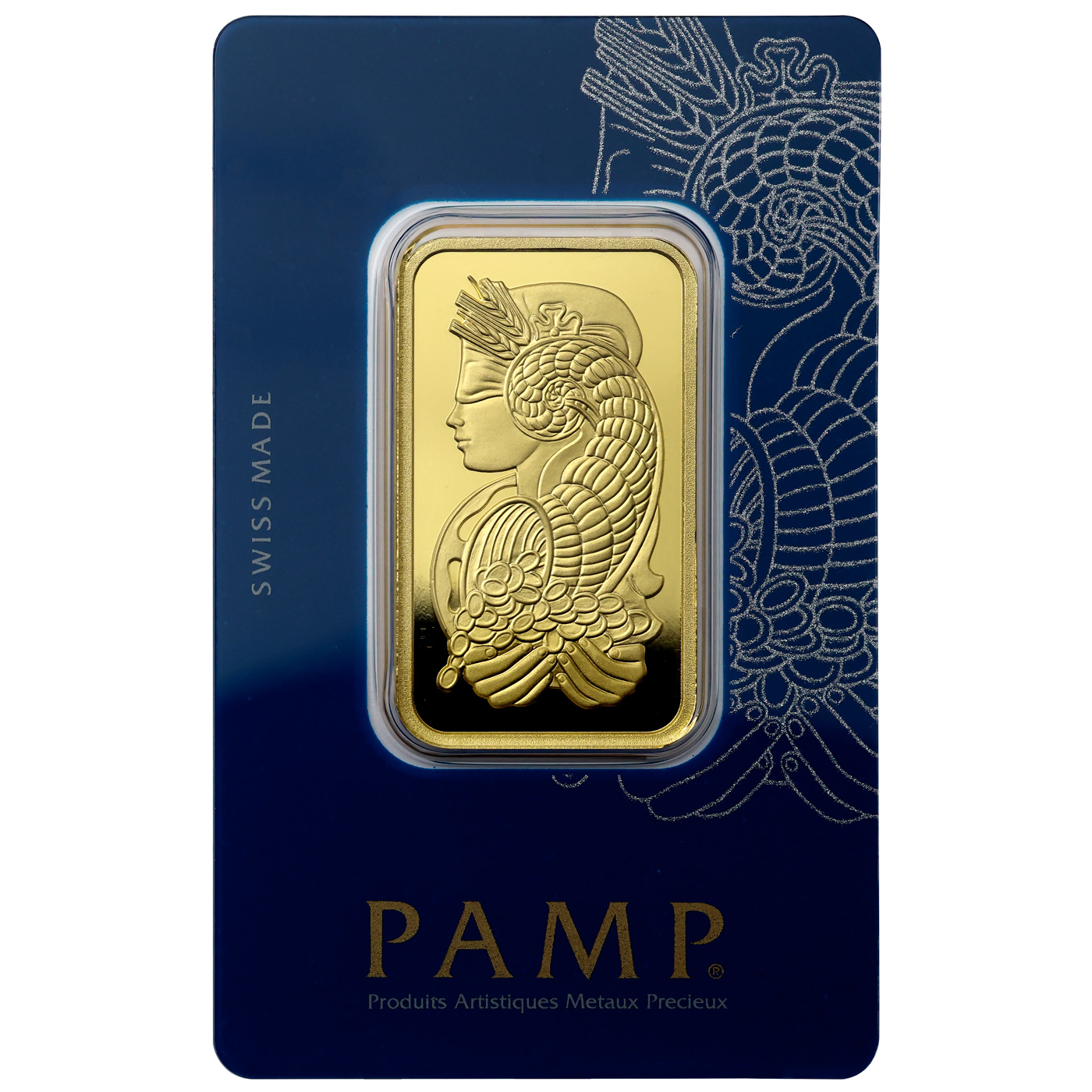 Přední strana 31,1g PAMP Fortuna Investiční zlatý slitek