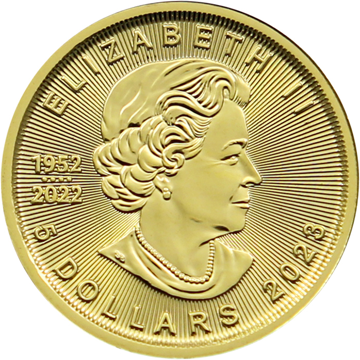 Zlatá investičná minca Maple Leaf 1/10 Oz