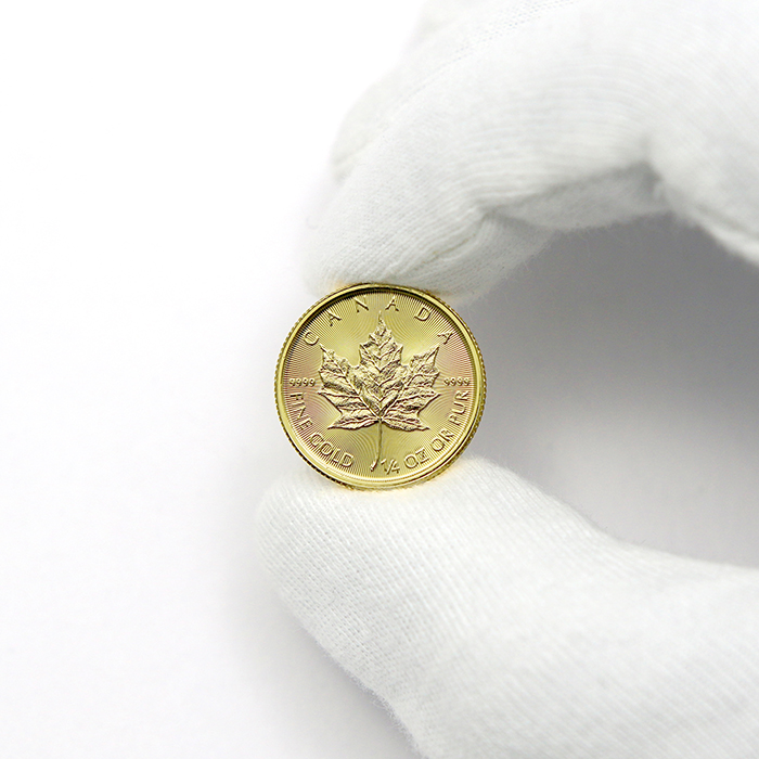 Zlatá investičná minca Maple Leaf 1/4 Oz