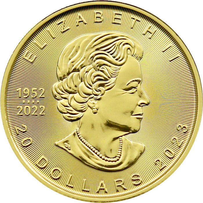 Zlatá investičná minca Maple Leaf 1/2 Oz