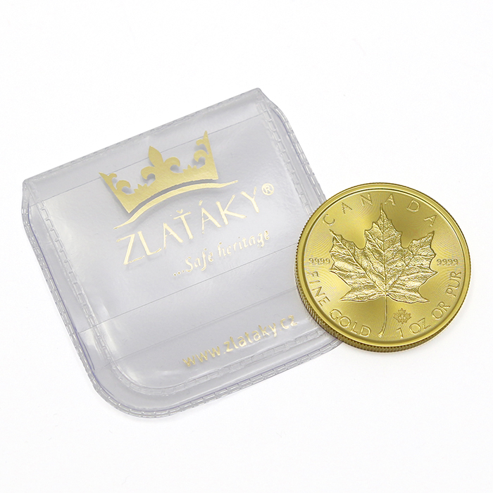 Zlatá investičná minca Maple Leaf 1 Oz