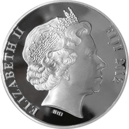 Stříbrná mince Titanic 5 Oz 100. výročí 2012 Perleť Proof