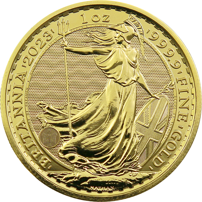 Zlatá investiční mince Britannia 1 Oz Královna Alžběta II. 