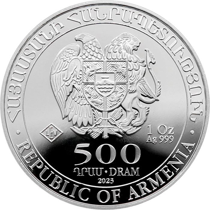 Strieborná investičná minca Noemova archa Arménsko 1 Oz