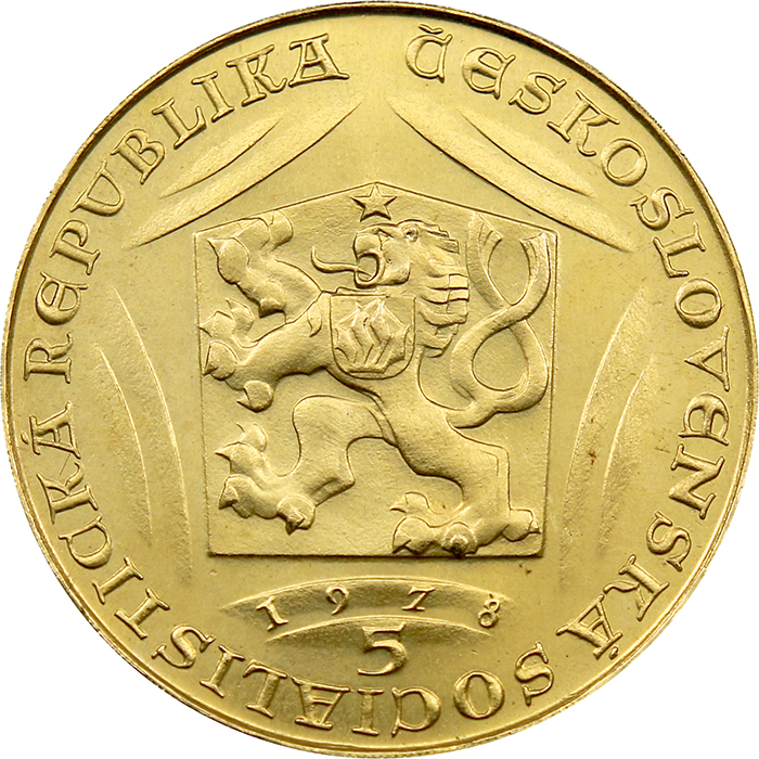 Karel IV. Československé Dukáty Sada zlatých mincí 600. výročí úmrtí 1978