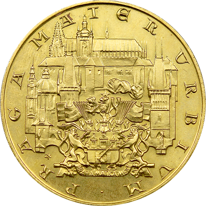 Karel IV. Československé Dukáty Sada zlatých mincí 600. výročí úmrtí 1978