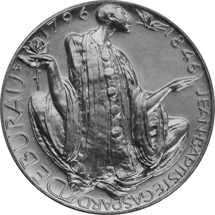 Přední strana Stříbrná mince 200 Kč Jean Baptiste Gaspard Deburau 200. výročí narození 1996 Standard