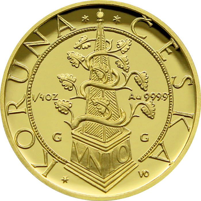 Zlaté mince Sada Koruna Česká 1996 Proof 