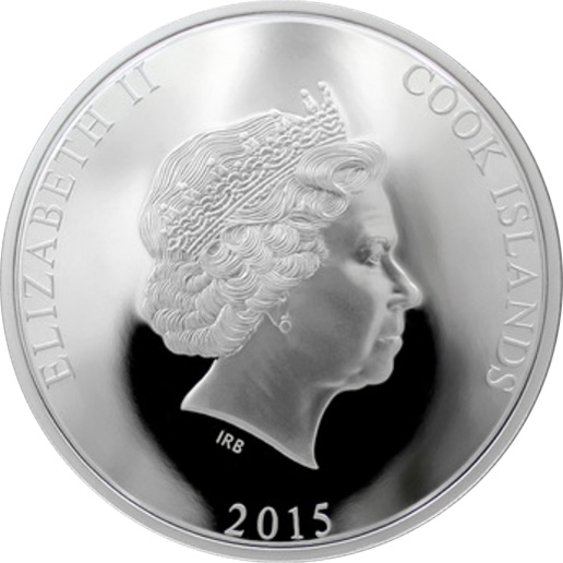 Stříbrná mince 5 Oz Year of the Goat Rok Kozy 2015 Perleť Proof