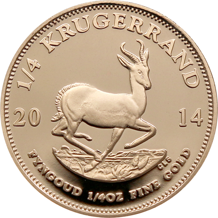 Krugerrand 2014 Výroční sada zlatých mincí 20 let Demokracie Proof