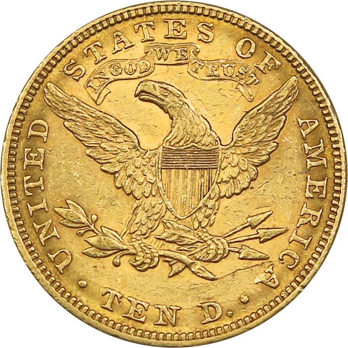 Zlatá mince 10 Dolar American Eagle Liberty Head 1882