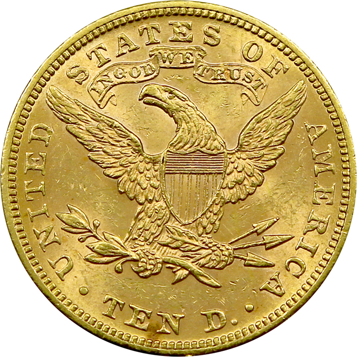 Zlatá mince 10 Dolar American Eagle Liberty Head 1881