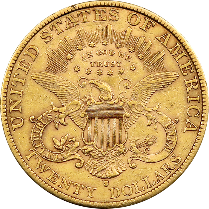 Zlatá minca American Double Eagle Liberty Head 1891