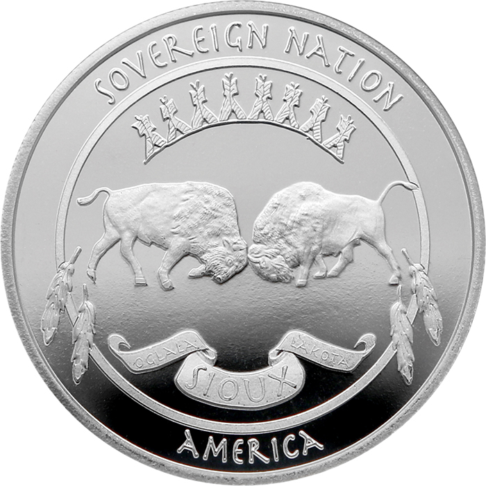 Stříbrná investiční mince Sioux Indian 1 Oz