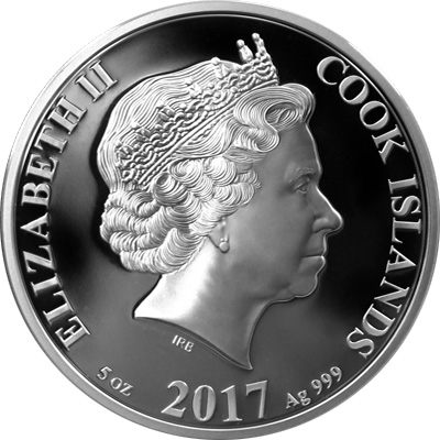 Stříbrná mince 5 Oz Bicykl 200. výročí 2017 Perleť Proof