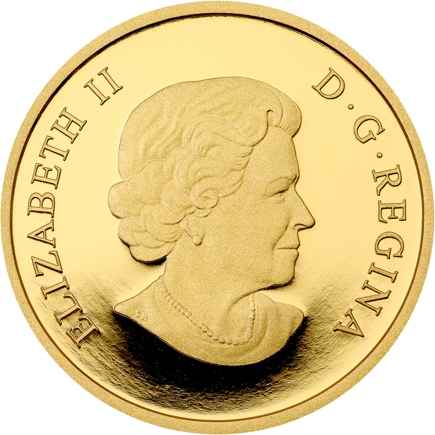 Zadní strana Zlatá mince Alexander Mackenzie 2017 Proof