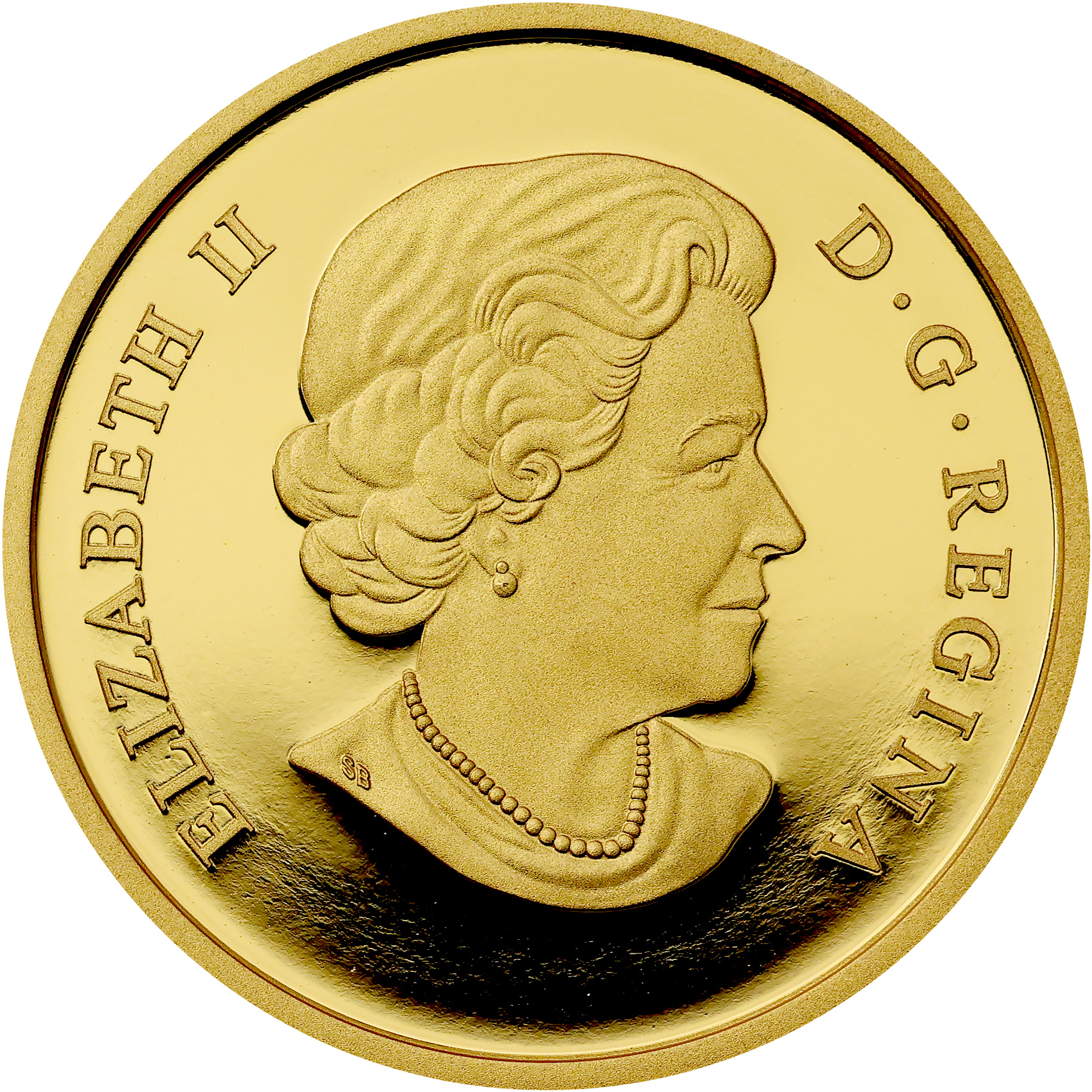 Zadní strana Zlatá mince maska Ancestor Moon Ultra high relief 2018 Proof (.99999)