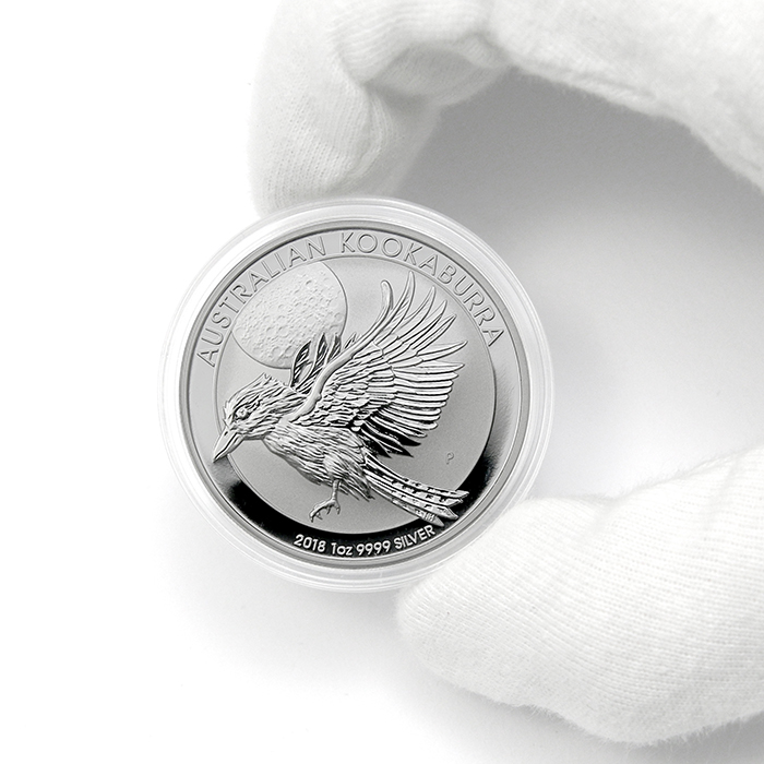 Stříbrná investiční mince Kookaburra Ledňáček 1 Oz 2018