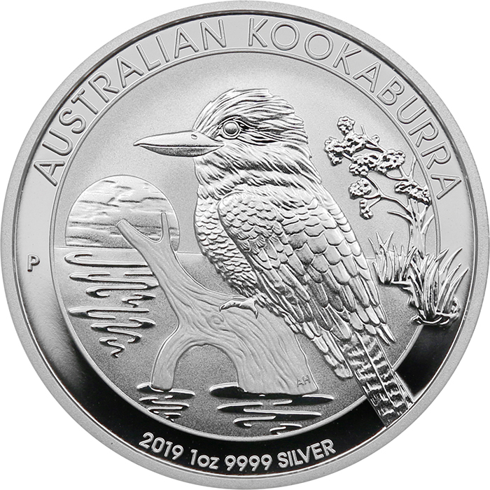 Stříbrná investiční mince Kookaburra Ledňáček 1 Oz 2019