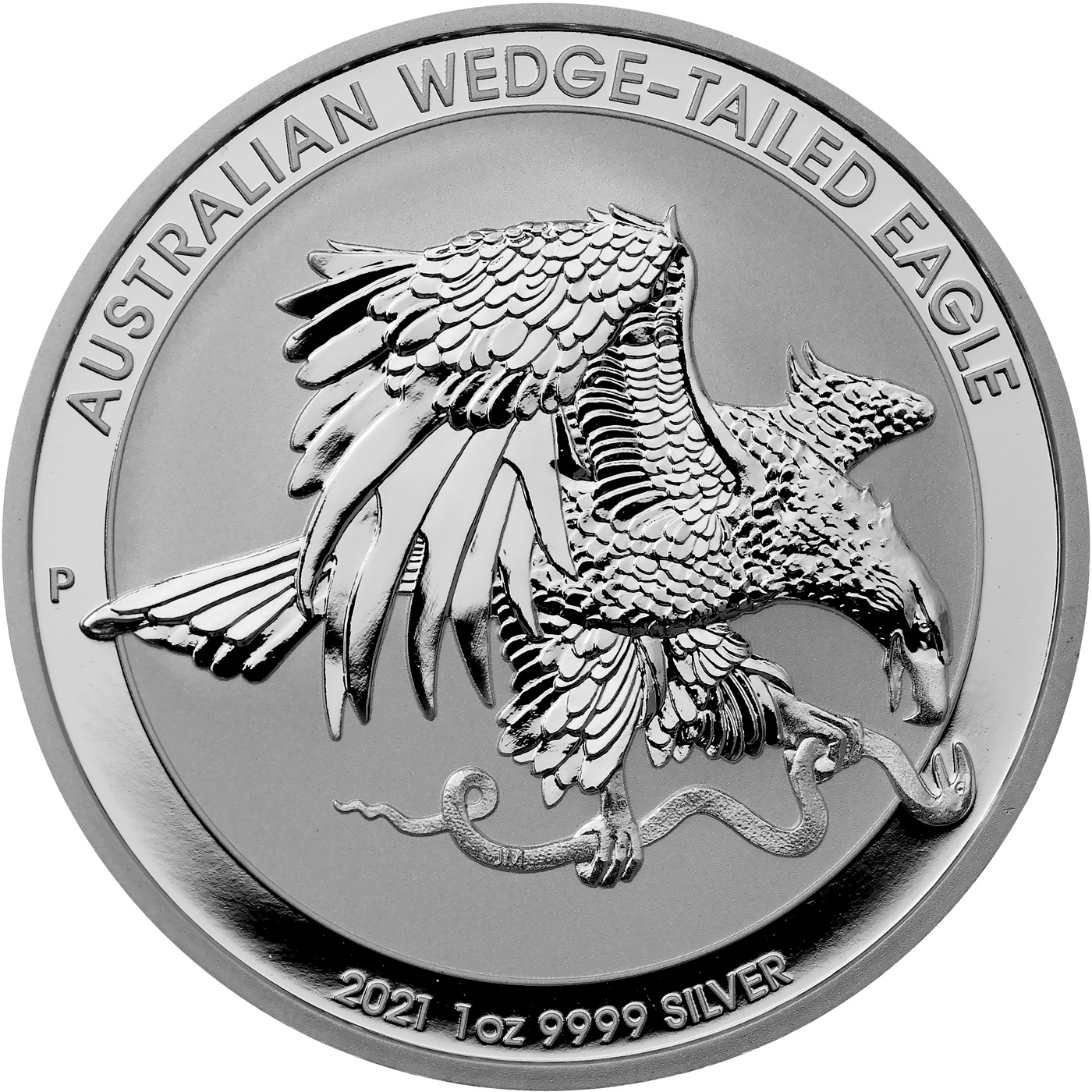 Přední strana Stříbrná investiční mince Orel klínoocasý 1 Oz 2021