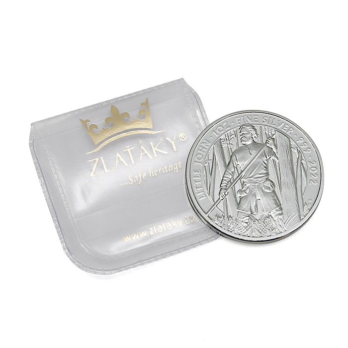 Stříbrná investiční mince Mýty a legendy - Malý John 1 Oz 2022