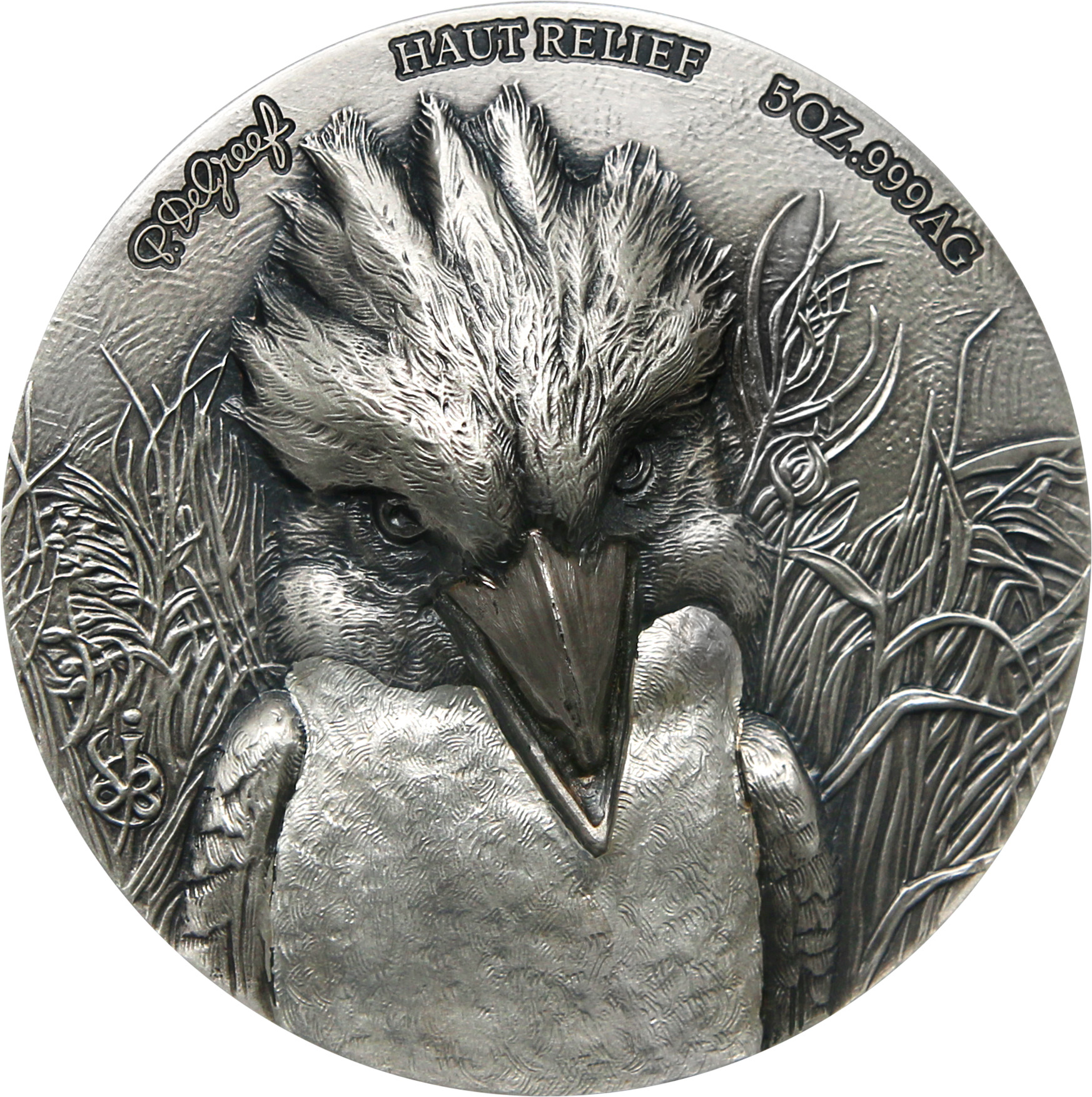 Exkluzívna sada strieborných mincí Kookaburra High Relief 2022 Antique Štandard