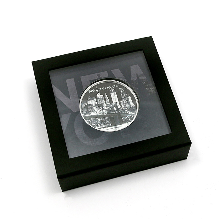 Strieborná minca Big City Lights - New York Silver 1 Oz 2022 Proof