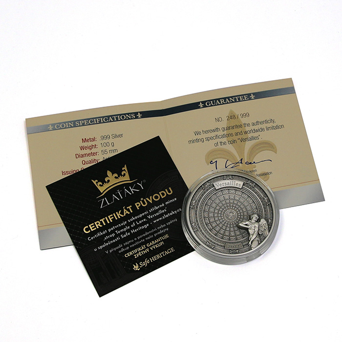 Stříbrná mince Versailles 2022 Antique Standard