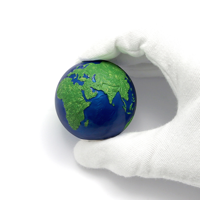 Stříbrná mince 3 Oz The Blue Marble - Zelená planeta Země 2022