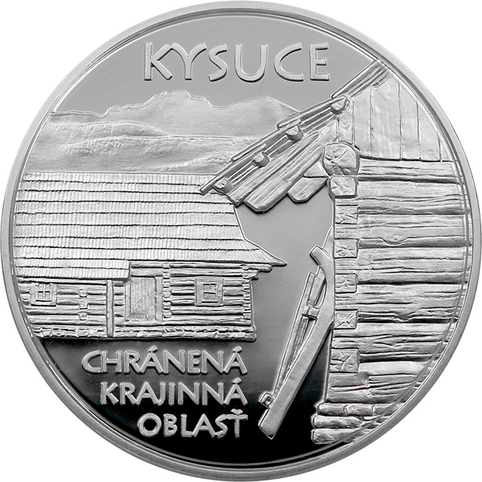 Stříbrná mince Chráněná krajinná oblast Kysuce 2022 Proof