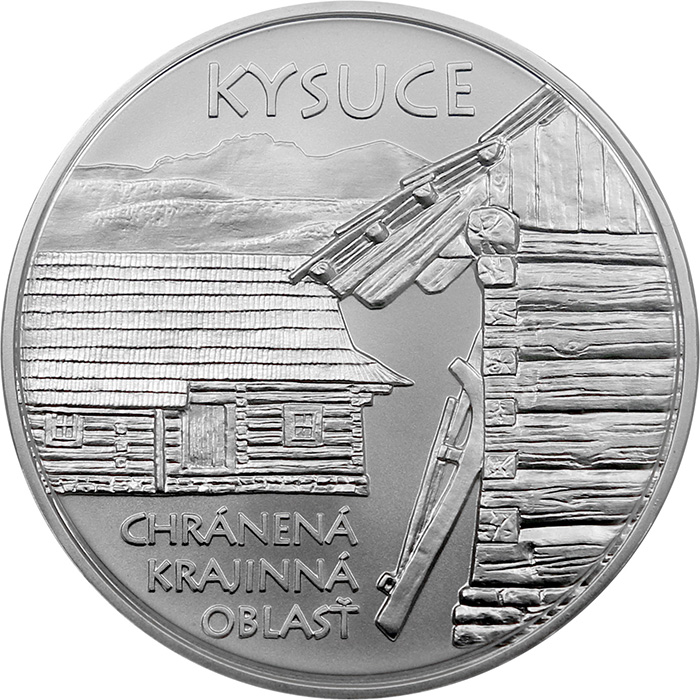 Stříbrná mince Chráněná krajinná oblast Kysuce 2022 Standard
