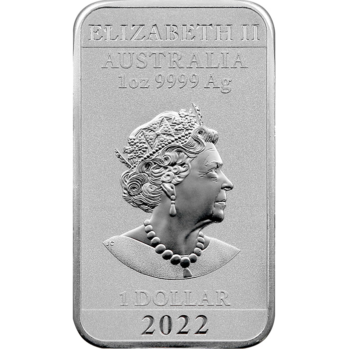 Stříbrná investiční mince Rectangular Dragon 1 Oz 2022