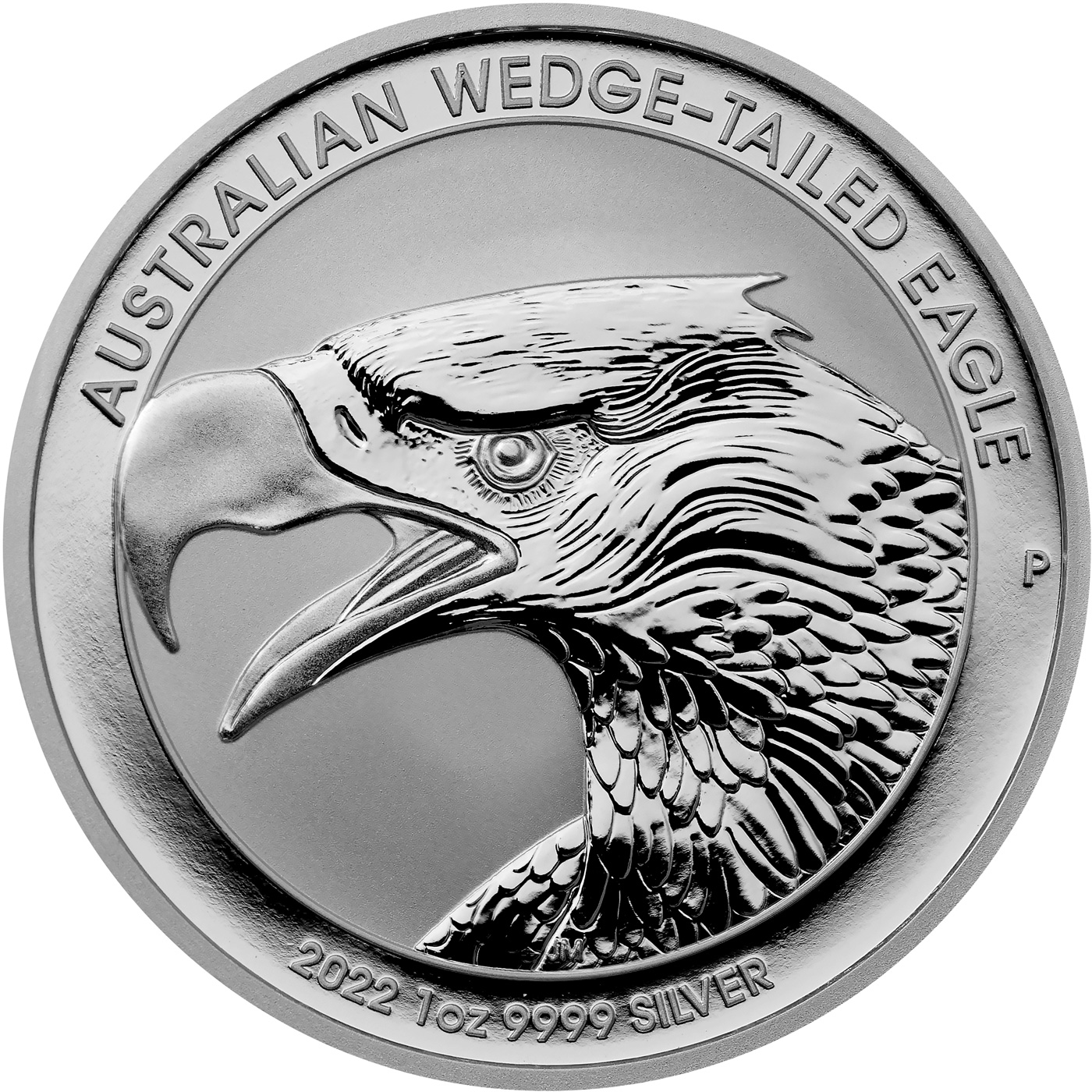 Přední strana Stříbrná investiční mince Orel klínoocasý 1 Oz 2022