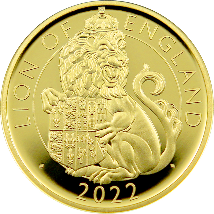Zlatá mince Lion of England 1/4 Oz 2022 Proof
