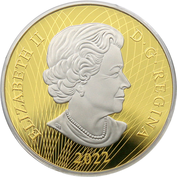 Zlatá mince 2 Oz Diamantový diadém 2022 Proof