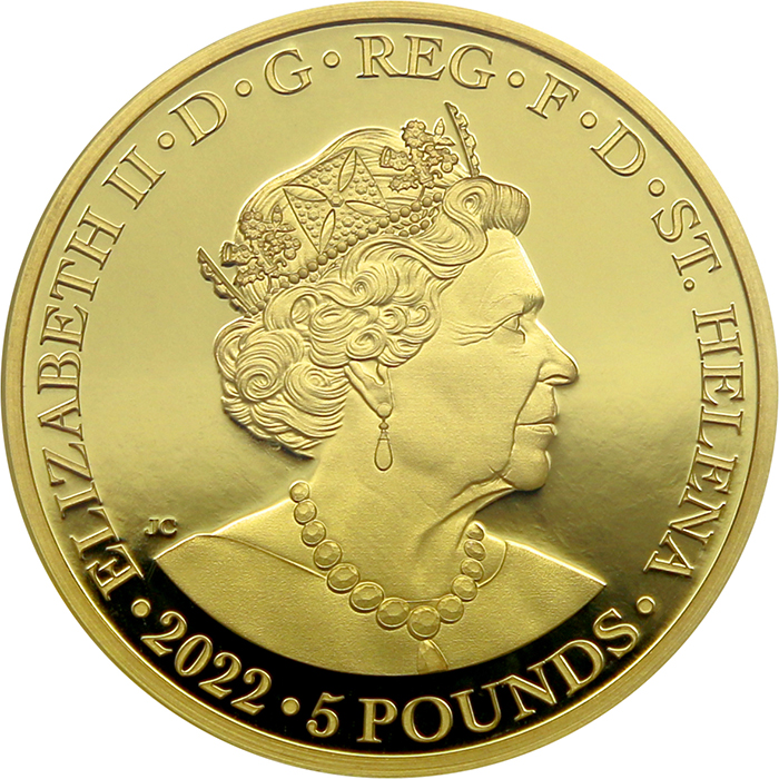 Zlatá minca The Faerie Queene - Una & Redcrosse 1 Oz 2022 Proof