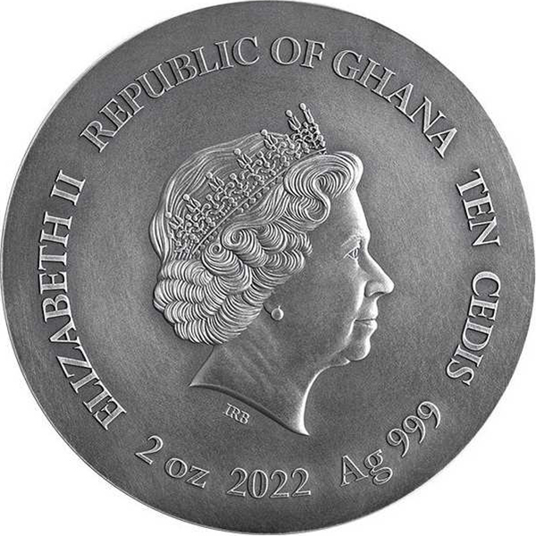 Strieborná pozlátená minca 2 Oz Orol bielohlavý 2022 Antique Standard 
