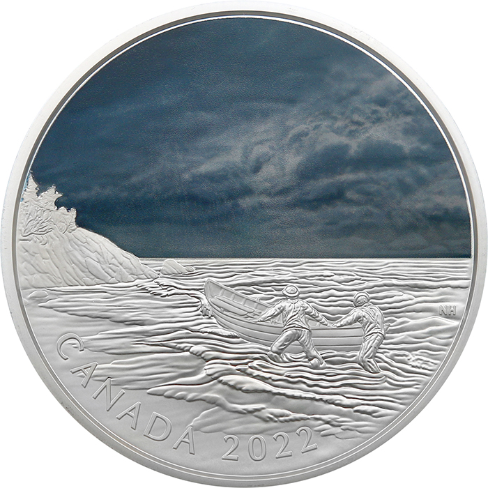 Stříbrná mince 5 Oz Kanadská loď duchů 2022 Proof