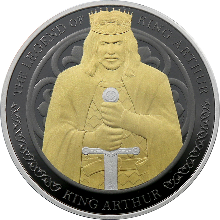 Sada strieborných mincí Kráľ Artuš 2022 Proof