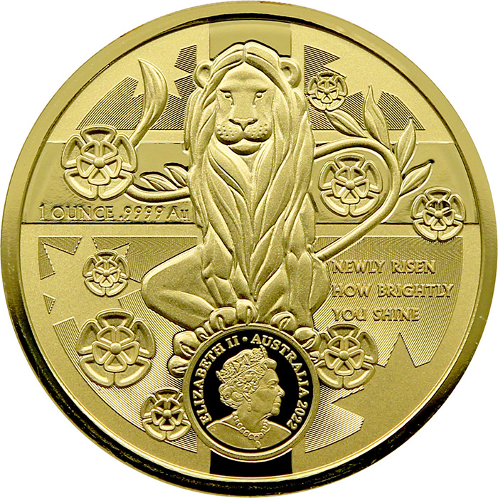 Zlatá investiční mince Australia´s Coat of Arms 1 Oz 2022