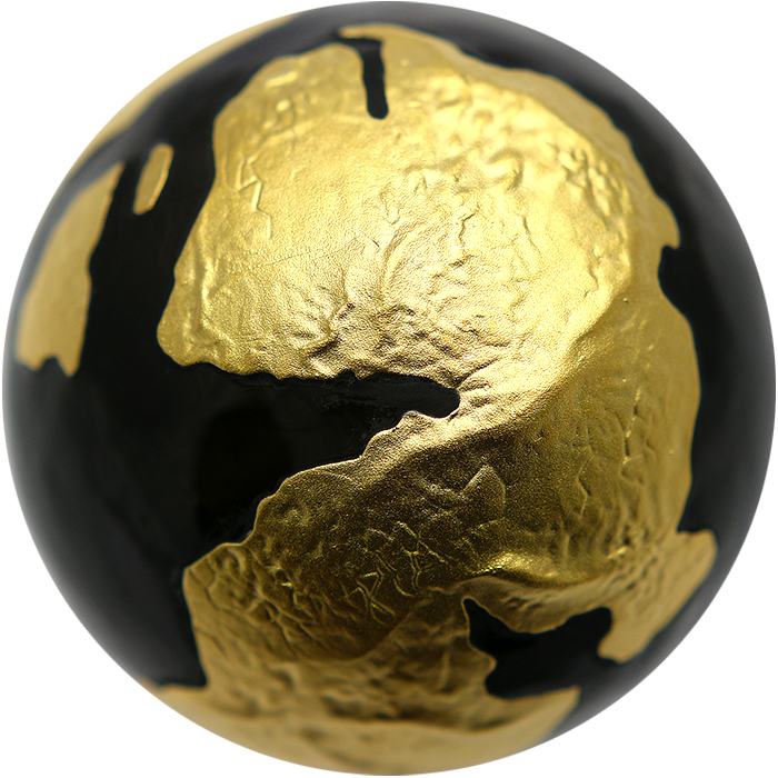 Stříbrná mince 3 Oz The Black Marble - planeta Země - superkontinent Pangea 2022