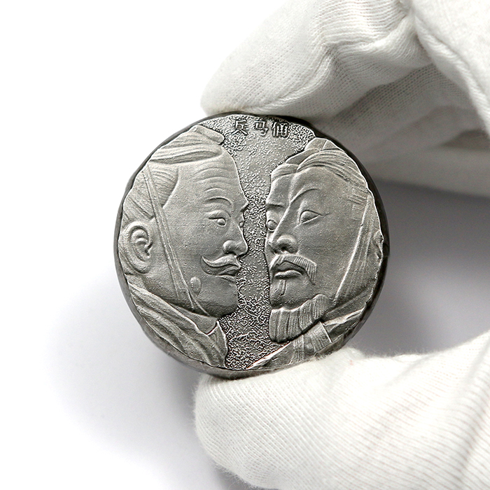 Stříbrná investiční mince 5 Oz Terakotová armáda 2021 Antique Standard