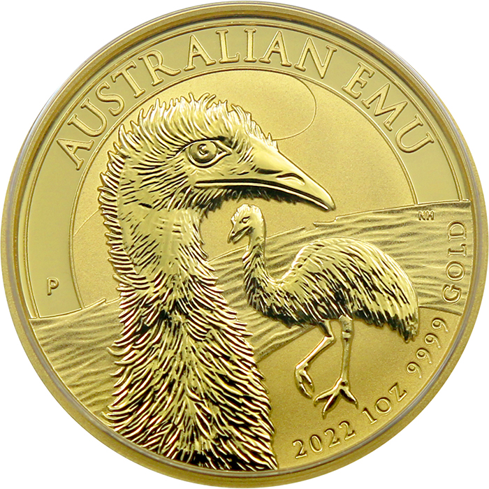 Zlatá investičná minca Emu 1 Oz 2022