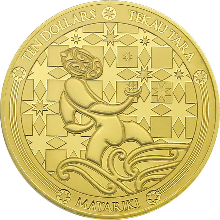 Zlatá minca Matariki Maori Art 1 Oz 2022 Proof