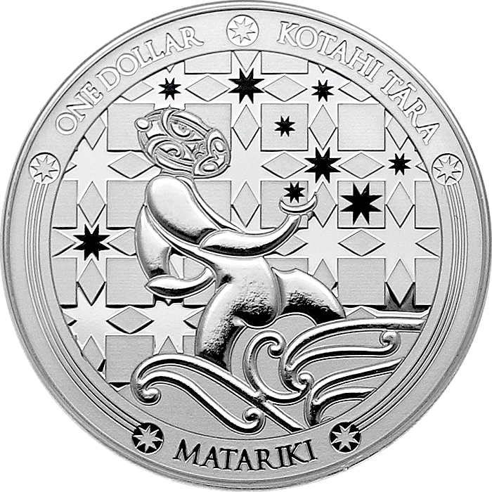 Strieborná minca Matariki Maori Art 1 Oz 2022 Proof
